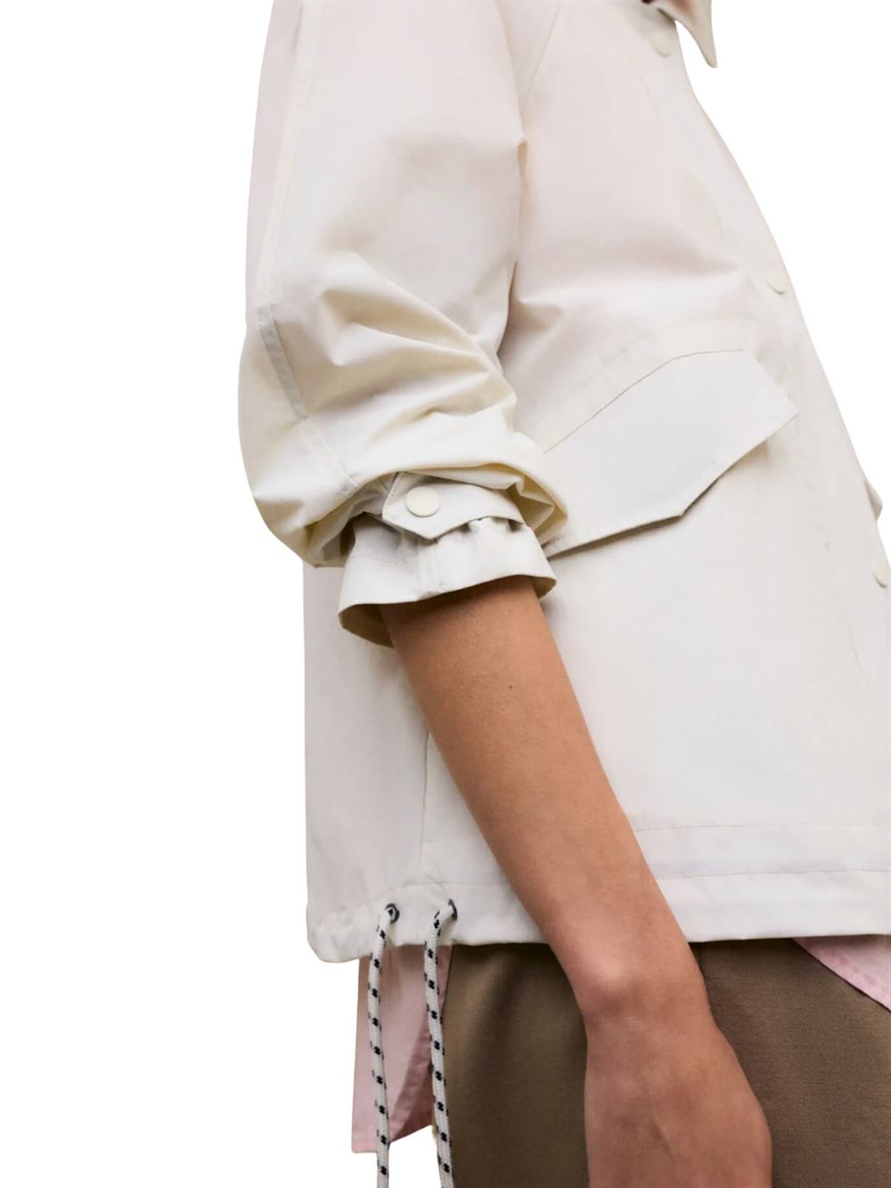 Ecoalf Giacca Major Bianco Lato