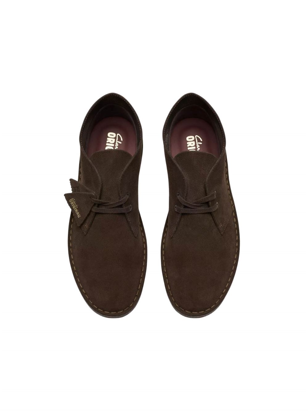 Clarks Men's Desert Boot Shoes Brown Top Side