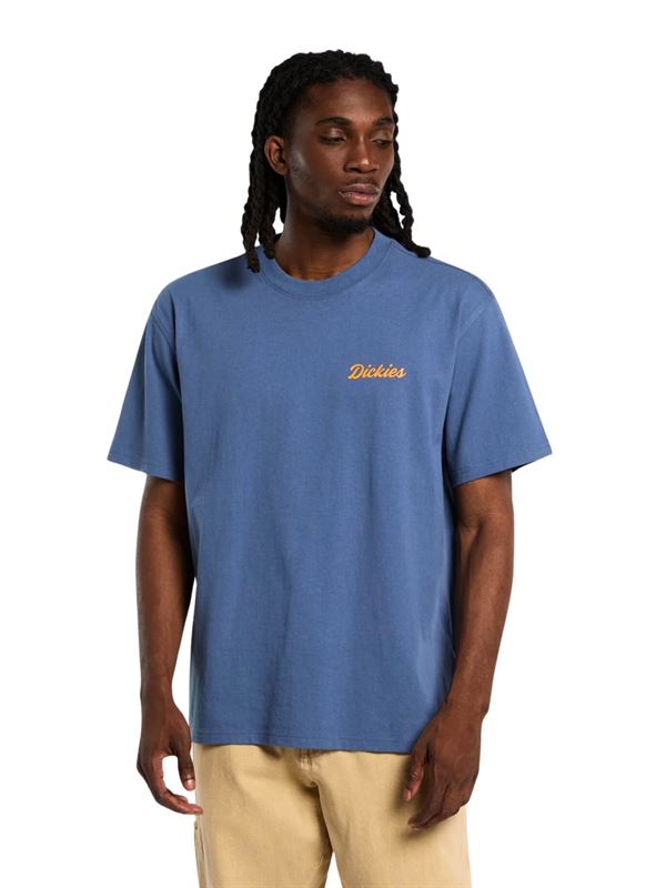 Dickies T-shirt Wellsville Blu Frontale