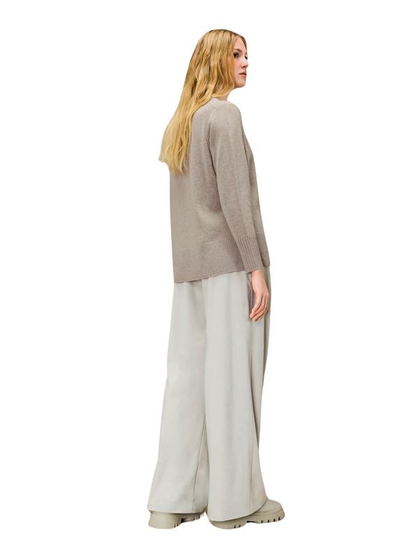 RRD Furbi Wool Round Wom Knit Beige Back