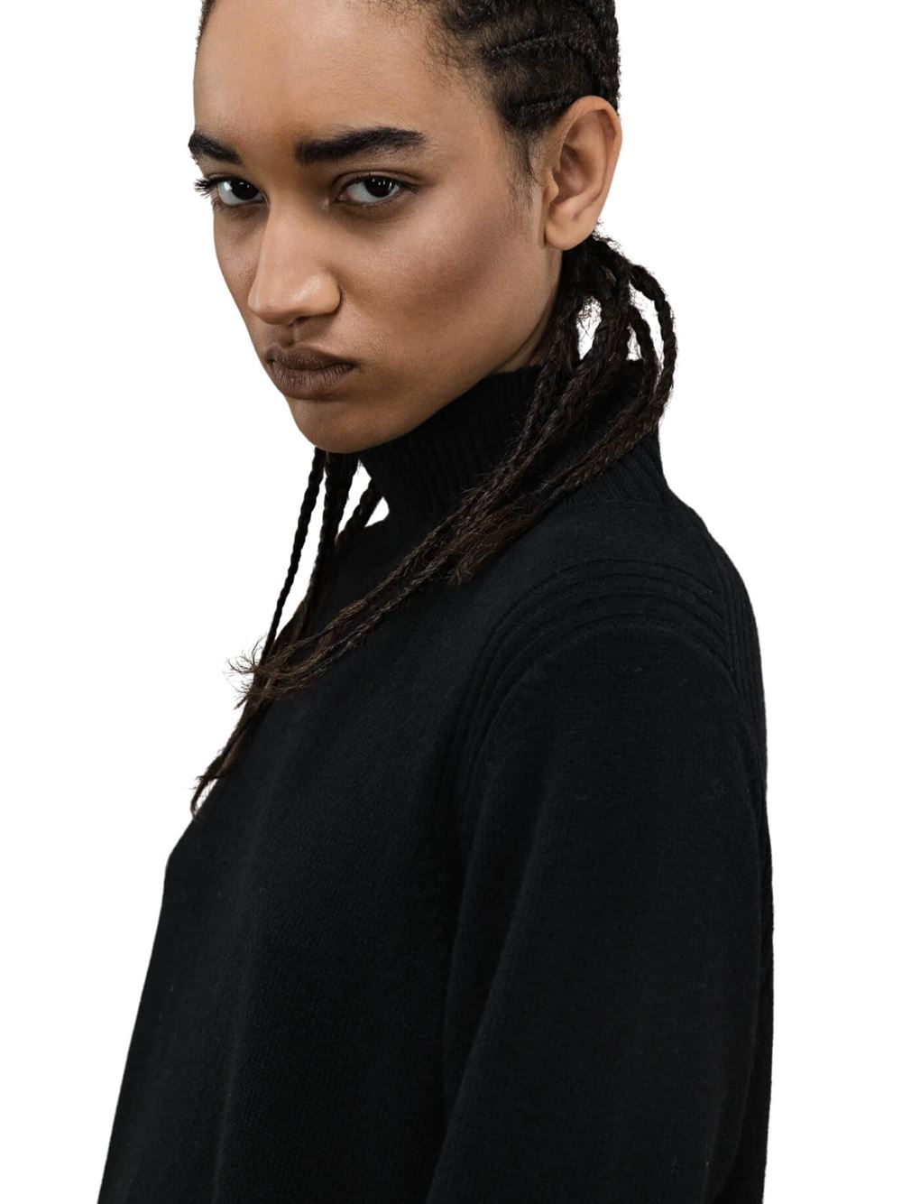 RRD Furbi Wool Volcano Wom Knit Black Detail