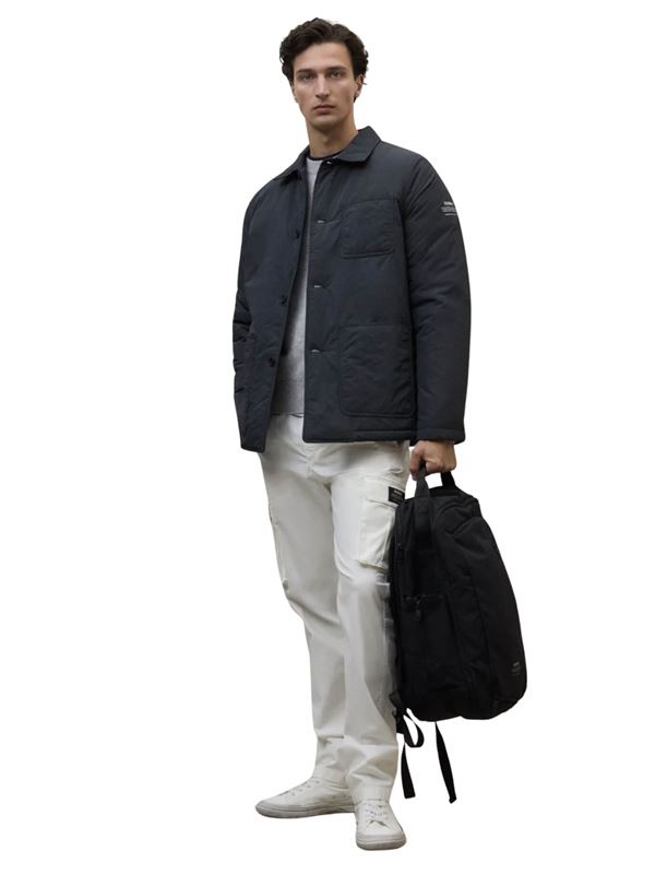Ecoalf Oslo Backpack Black Frontal