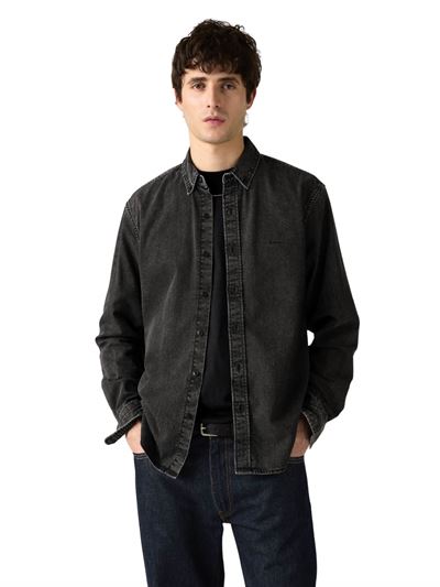 Levi's Camicia Authentic Button Down Nero Frontale