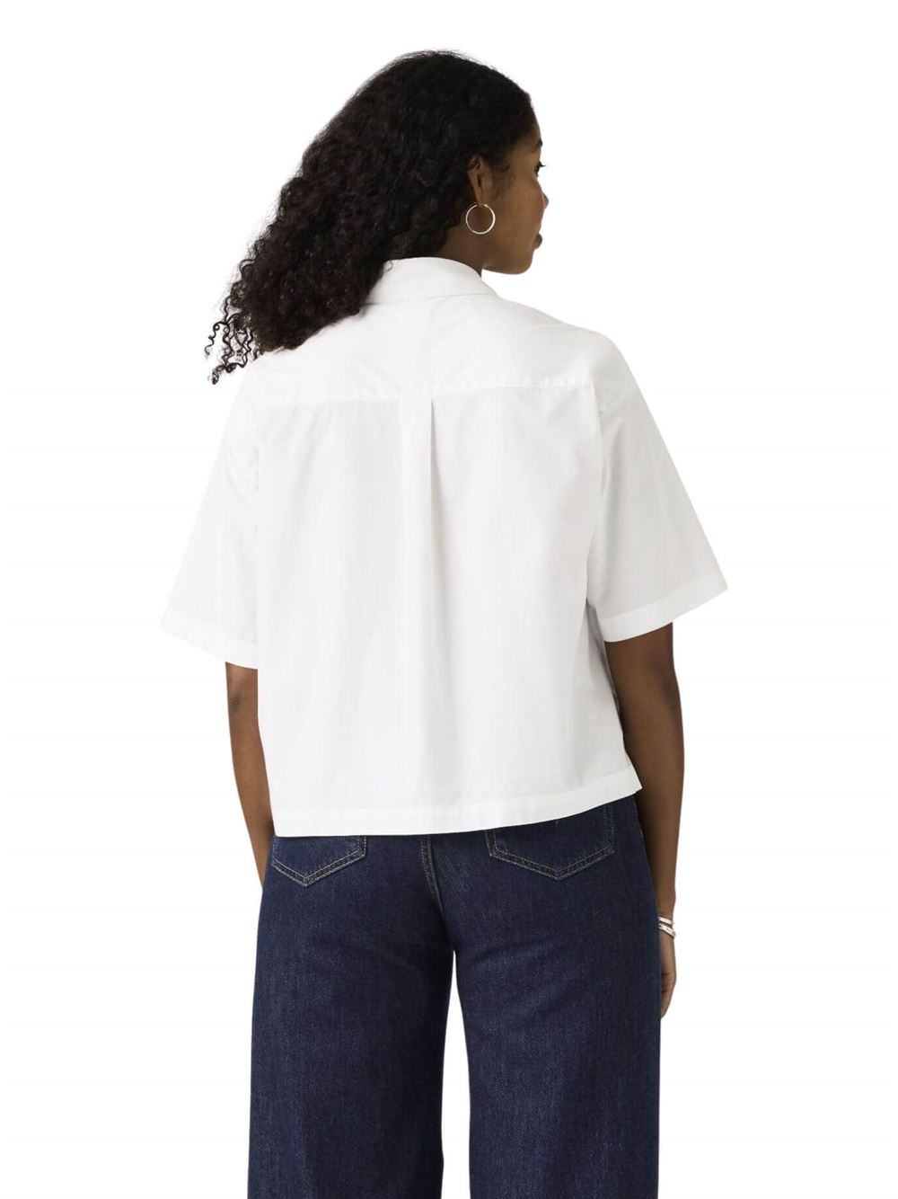 Levi's Camicia a Maniche Corte Harlie Bianco Retro