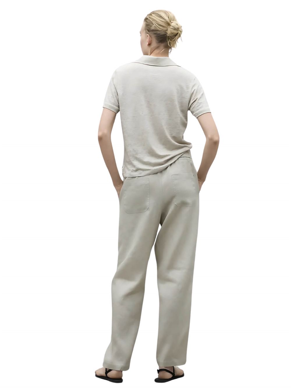 Ecoalf Pantaloni Indi Beige Retro