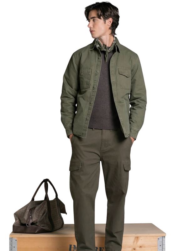 Impure Derek Overshirt Military Green Frontal