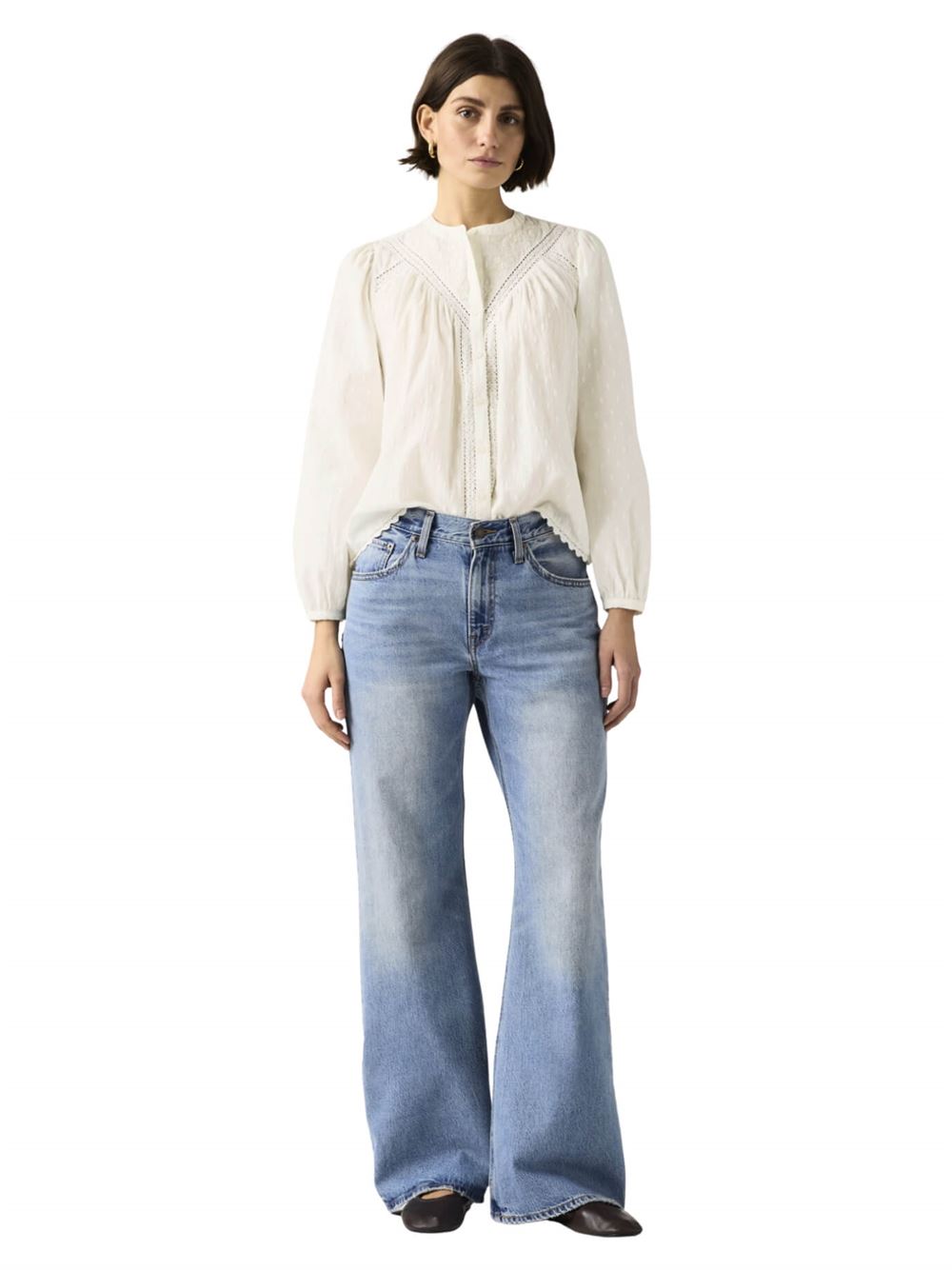 Levi’s Jeans Loose Boot Blu Easy Days Frontale Intera