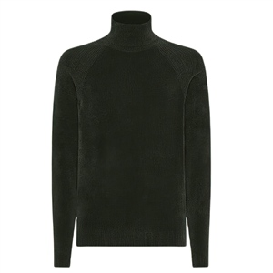 Maglia-RRD-collo-alto-Velvet-Turtleneck-Knit-ciniglia-verde-militare-W23031