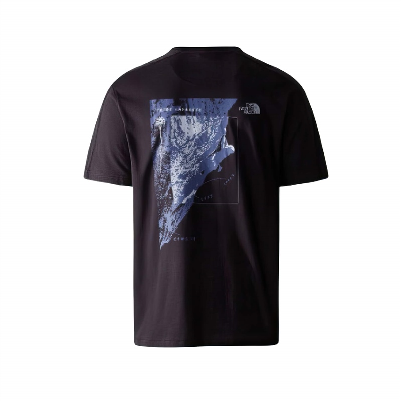 The-North-Face-Outdoor-Tee-shirt-uomo-black-retro