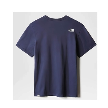 The-North-Face-Simple-Dome-Tee-shirt-uomo-navy-retro