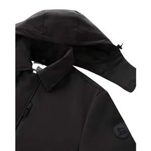 Woolrich-Cappotto-Piumino-Barrow-Mac-Soft-Shell-Coat-nero-cappuccio-staccabile