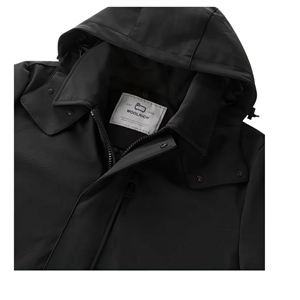 Woolrich-Cappotto-Piumino-Barrow-Mac-Soft-Shell-Coat-nero-cappuccio