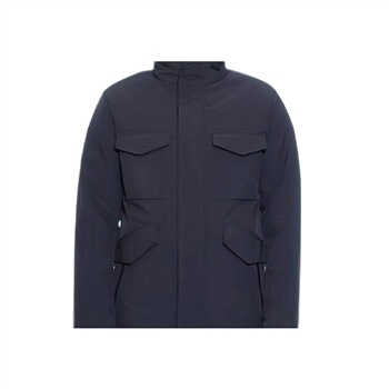 Woolrich-Giacca-uomo-multitasche-Soft-Shell-Field-Jacket-nero-frontale