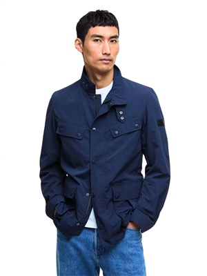 Barbour-International-Modern-Duke-Showerproof-Blu-Navy-Frontale