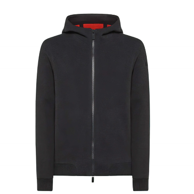RRD-Felpa-con-cappuccio-harRd-Hood-Zip-fleece-piombo-W23180