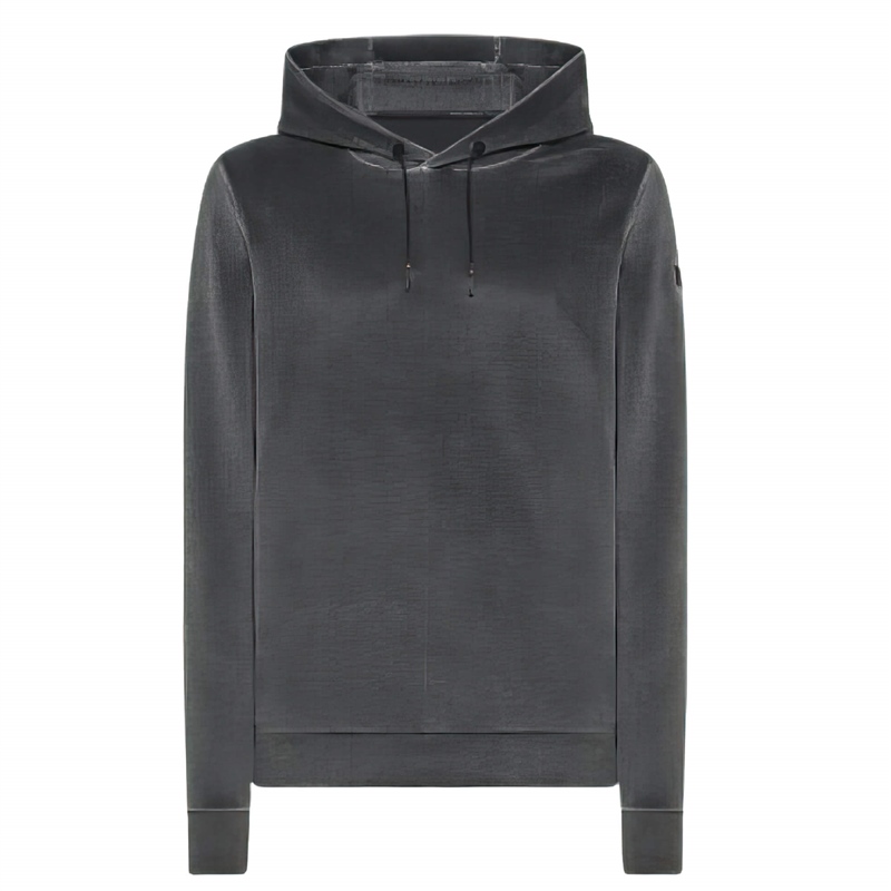 RRD-Felpa-con-cappuccio-Velvet-Hood-Fleece-nero-W23183