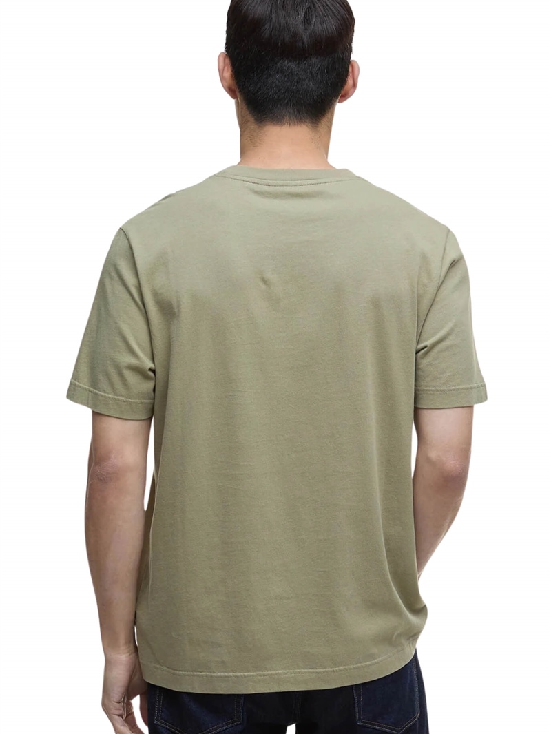Barbour-International-T-shirt-Stonebridge-Verde-Oliva-Retro