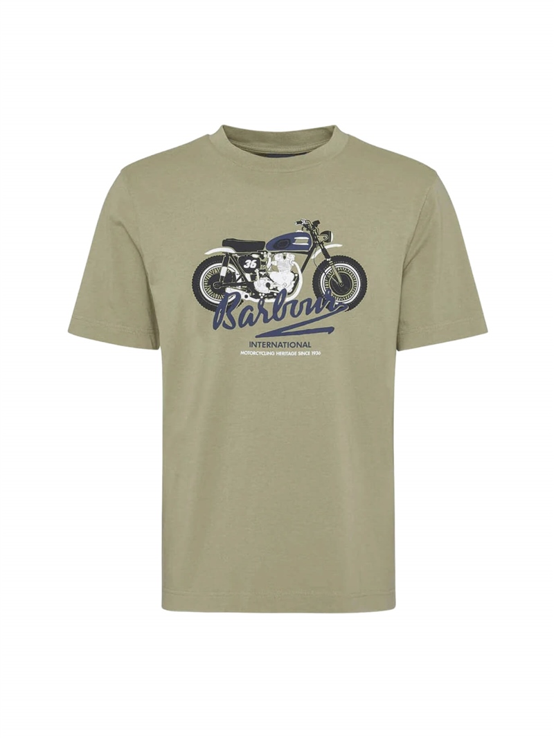 Barbour-International-T-shirt-Stonebridge-Verde-Oliva