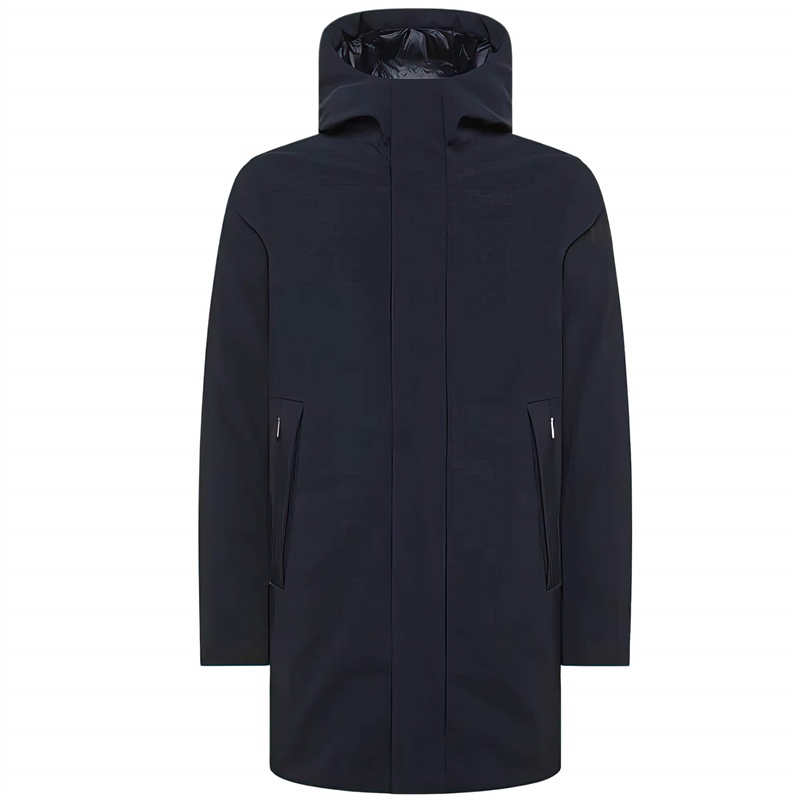 RRD-Giacca-Winter-Eskimo-Jkt-impermeabile-in-Piuma-blue-black-frontale-WES002