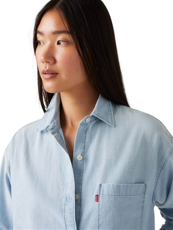 Levis-Camicia-Harlie-Boyfriend-Blu-Where-Is-She-Dettaglio