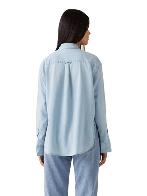 Levis-Camicia-Harlie-Boyfriend-Blu-Where-Is-She-Retro