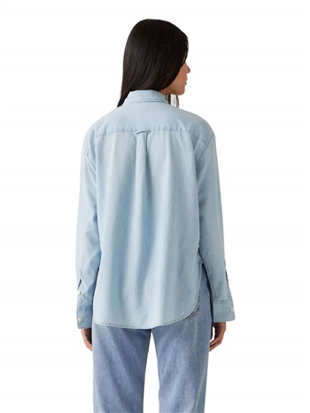 Levis-Camicia-Harlie-Boyfriend-Blu-Where-Is-She-Retro