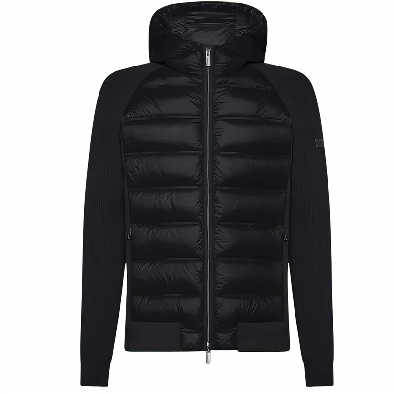 RRD-Giubbino-Amos-Perla-Duck-Hood-Zip-Knit-blue-black-W23123