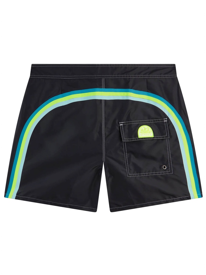 Sundek-Costume-da-Bagno-Corto-Iconic-Taffeta-Nero