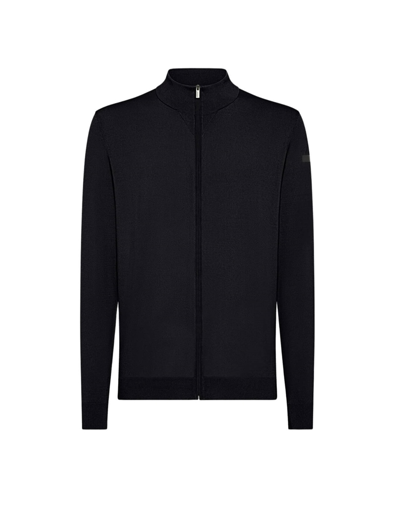 RRD-Maglia-Maxell-Full-Zip-Knit-Blu-Nero