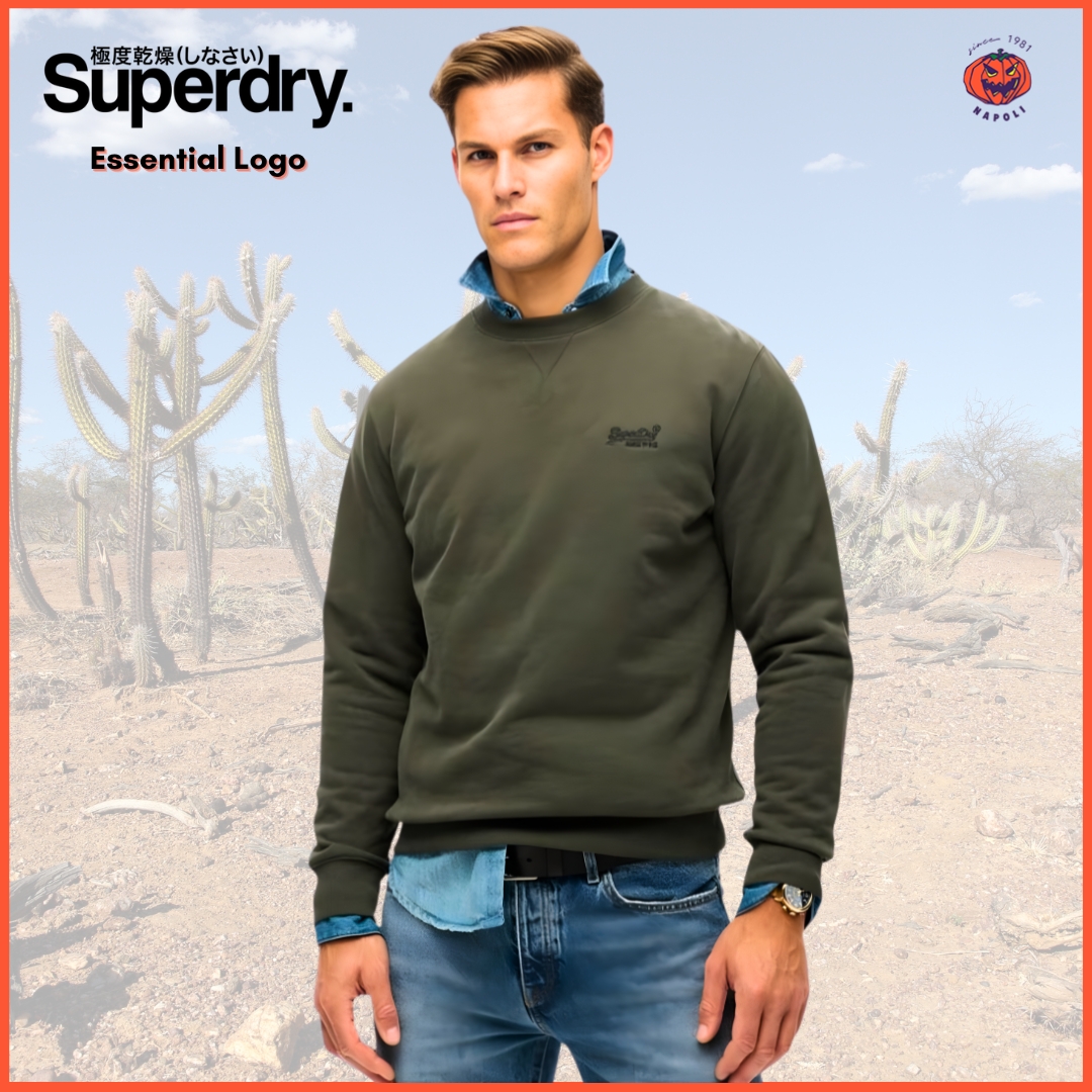 Superdry Felpa Girocollo Essential Logo