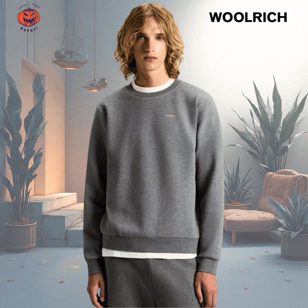 Woolrich Logo Interlock Sweatshirt