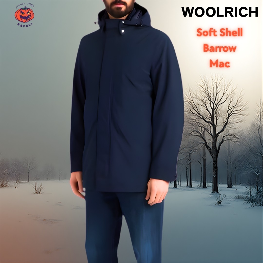 Woolrich Soft Shell Barrow Mac Coat