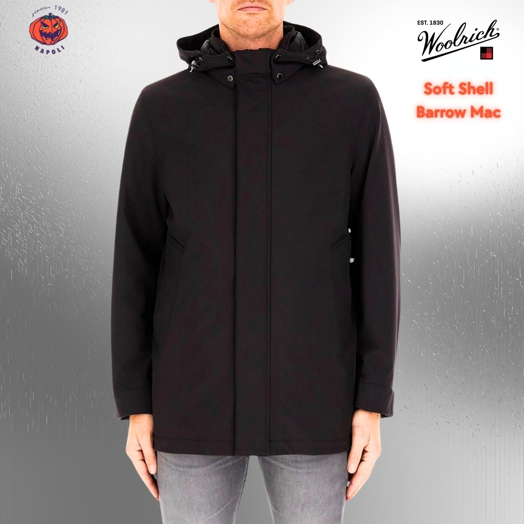 Woolrich Soft Shell Barrow Mac Coat